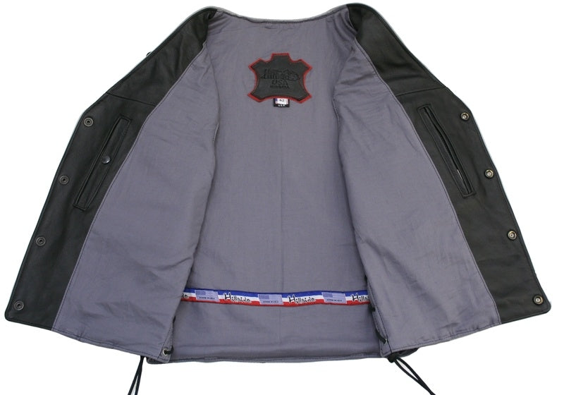 Men's Denim Style Lace Side With Reflective Trim Vest
