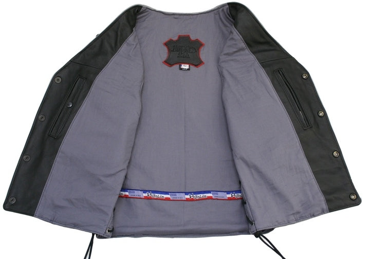 Men's Denim Style Lace Side With Reflective Trim Vest