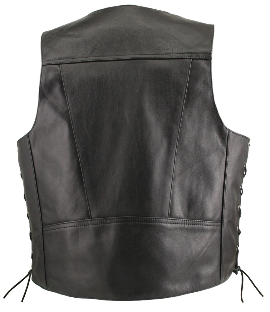 Men's Horsehide Biker Vest