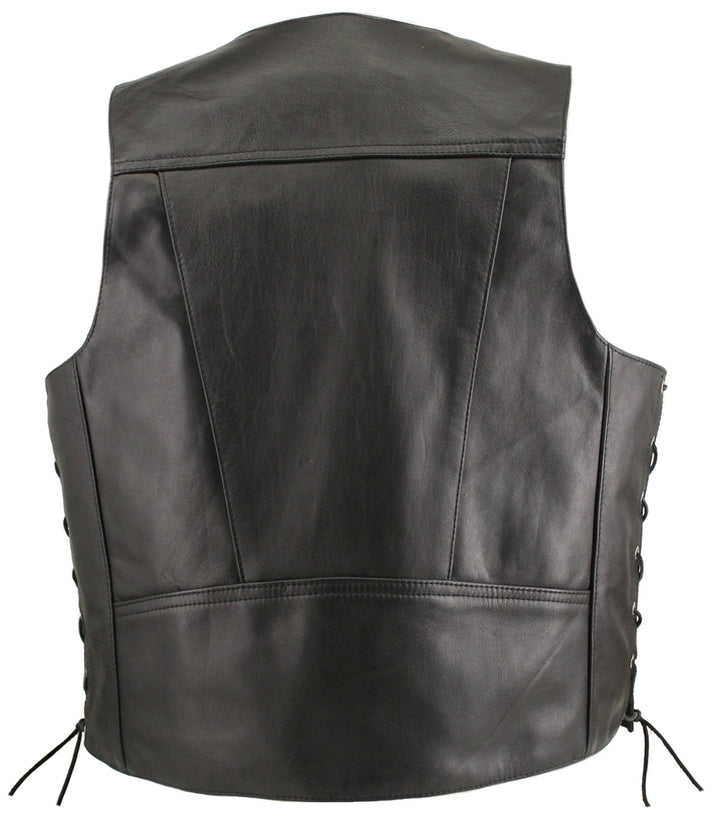 Men's Horsehide Biker Vest