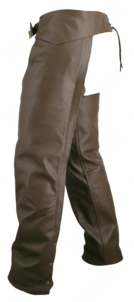 Men's Seamless Leather Chaps