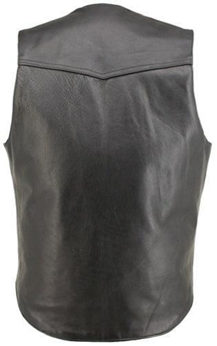 Men's Solid Back Horsehide Vest (custom)