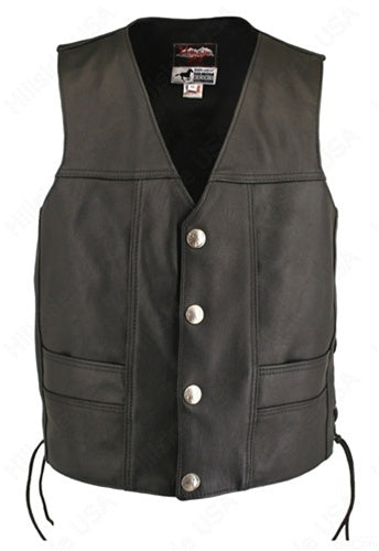 Men's Ultimate Horsehide Biker Vest (custom)