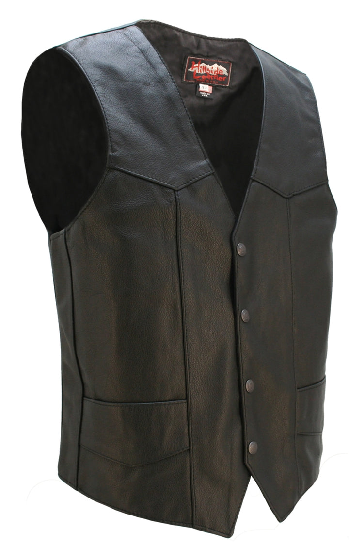 Smooth Back Classic Motorcycle Vest