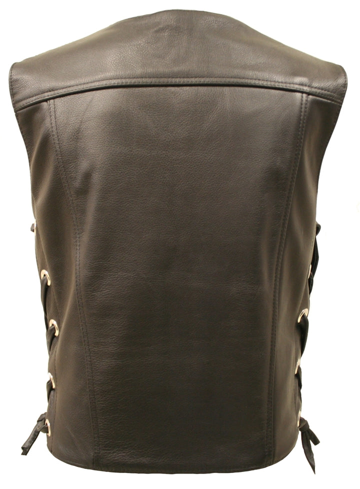 The Elite Motorcycle Leather Vest