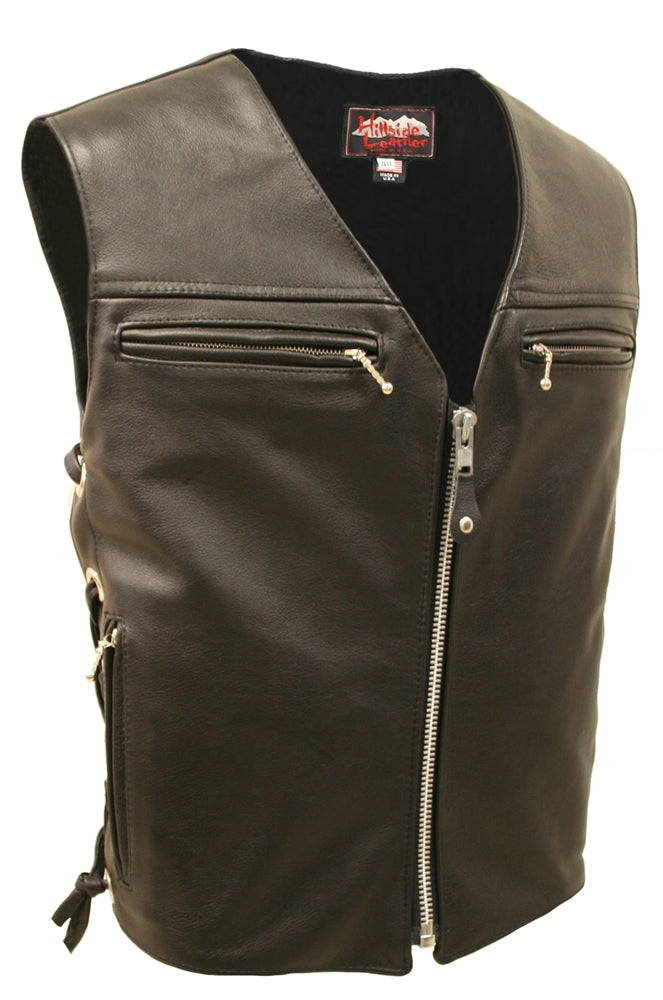 The Elite Motorcycle Leather Vest