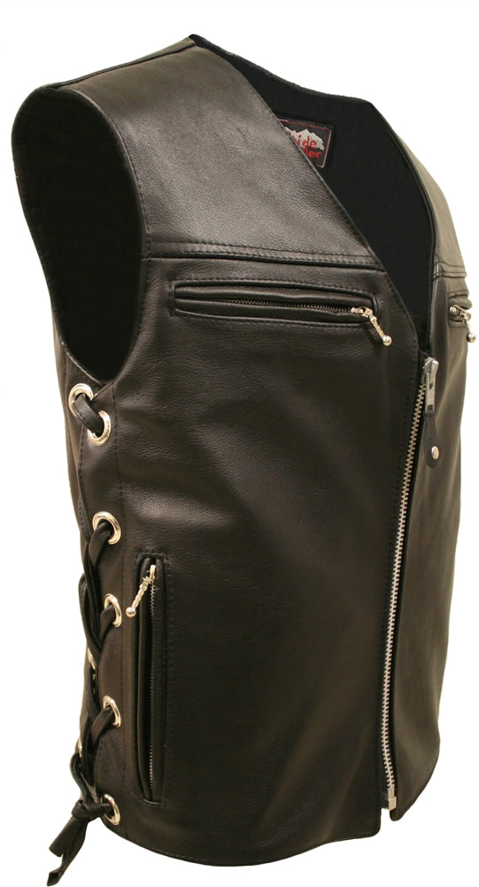 The Elite Motorcycle Leather Vest