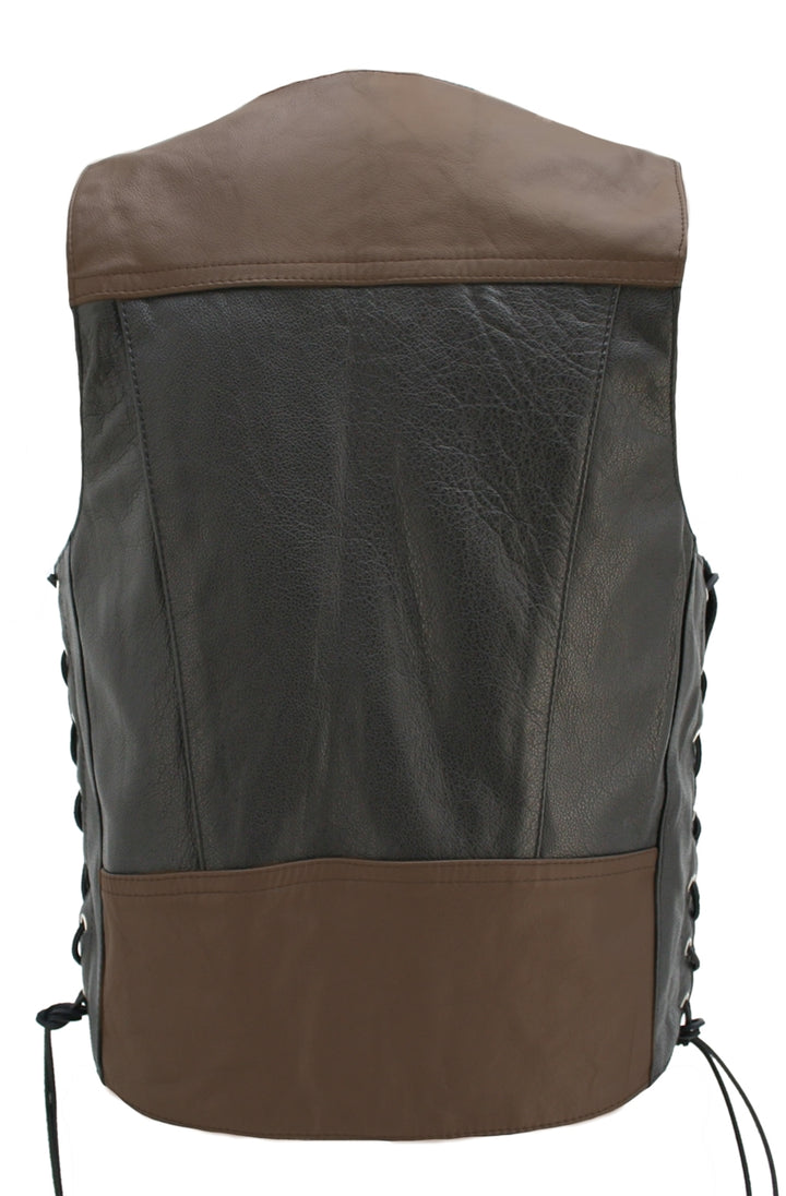 Two Tone Lightweight Biker Vest