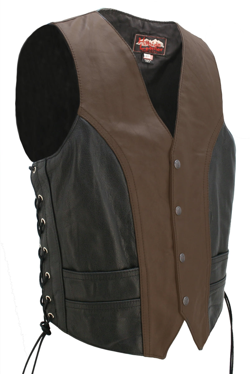 Two Tone Lightweight Biker Vest