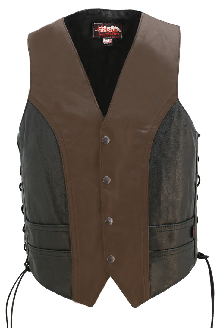 Two Tone Lightweight Biker Vest